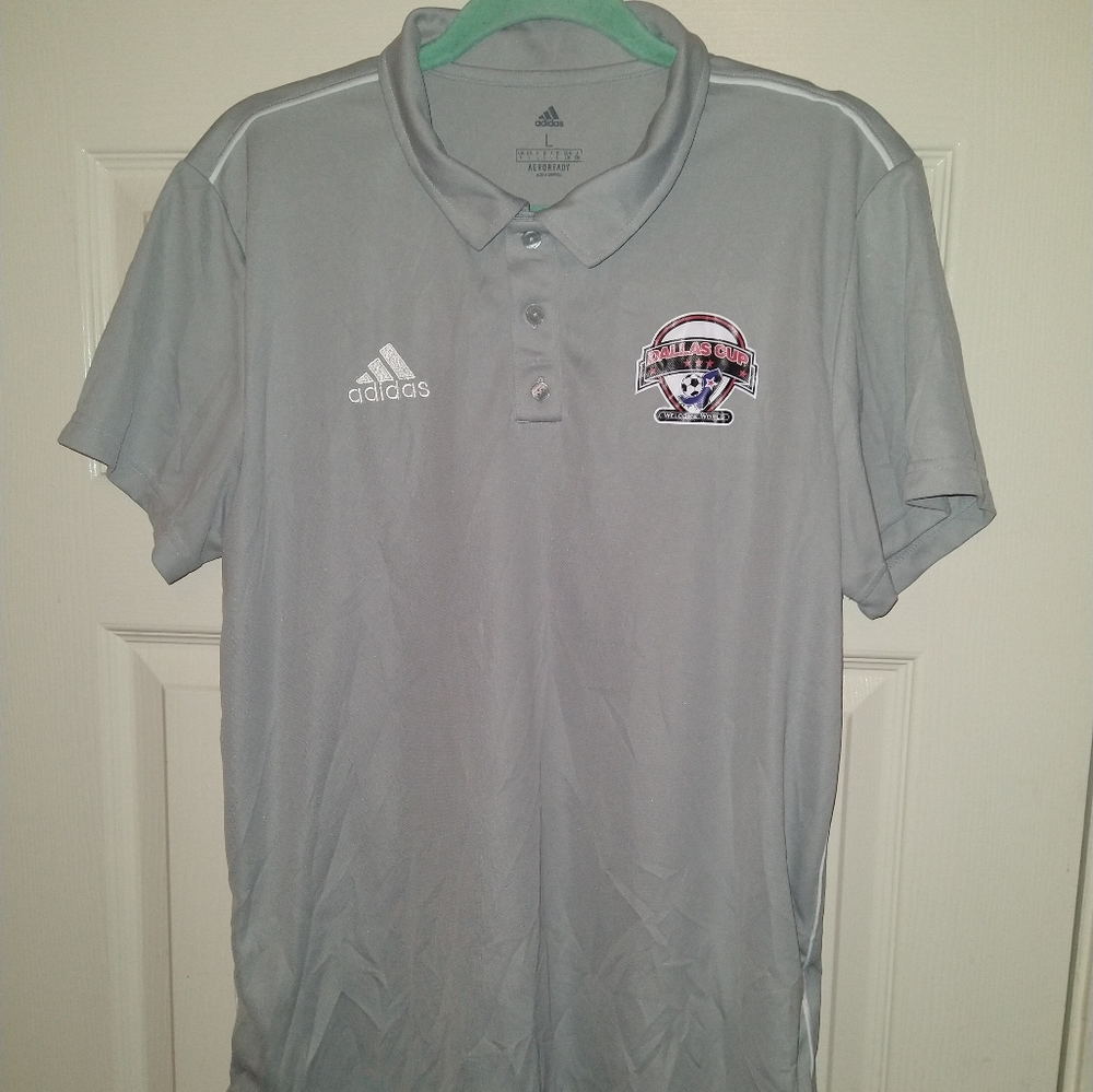 Adidas Aeroready Short Sleeve Polo Shirt Men's sz Large